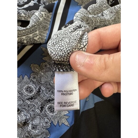 Cato Women Tunic Top Shirt Size 22/24W Lightweight Flowing Polyester Office City - Picture 9 of 11